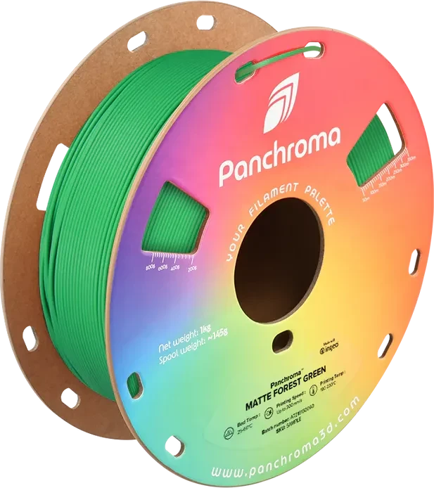 Polymaker Panchroma PLA matt, Forest Green, Spule, 1.75mm, 1.00kg