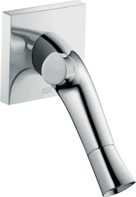Hansgrohe Axor Uno Waschbeckenarmatur 70 mit Bügelgriff und Ablaufgarnitur polished brass
