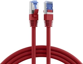 EFB Elektronik TPE Superflex Patchkabel, Cat7/Cat6a, S/FTP, RJ-45/RJ-45, 2m, rot