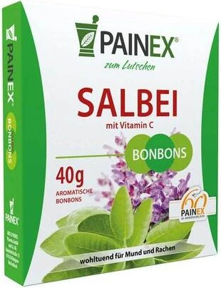 Painex Salbei mit Vitamin C Bonbons, 40g