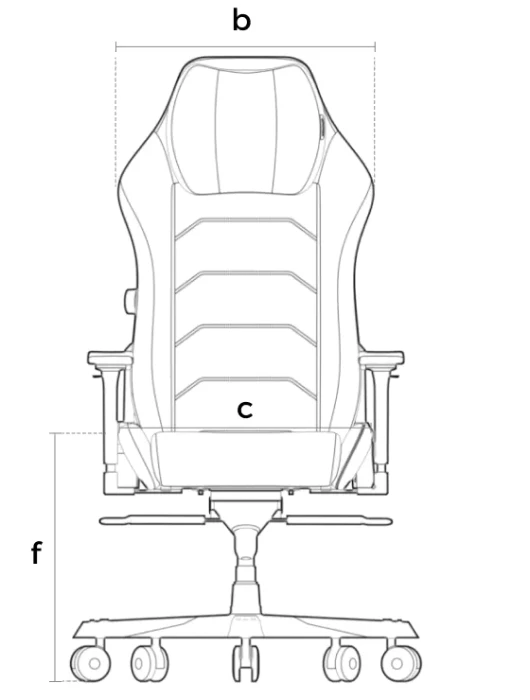 DXRacer Master XL Gamingstuhl, Stoff schwarz
