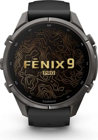 Garmin Fenix 9 Pro 43mm carbon grey dlc titanium/black-pebble grey