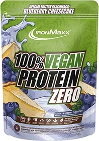 IronMaxx 100% Vegan Zero Protein Blueberry Cheesecake 500g