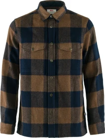 Fjällräven Canada Hemd langarm chestnut/dark navy (Herren)