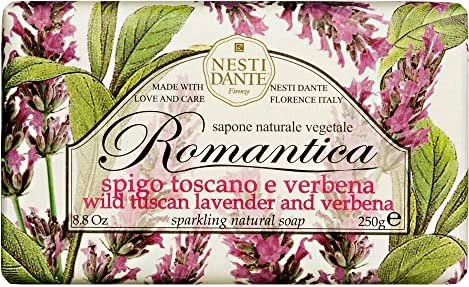 Nesti Dante Romantica Wild Tuscan Lavender and Verbena feste Seife, 250g