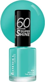 Rimmel 60 Seconds Super Shine Nagellack 878 Roll In The Grass, 8ml