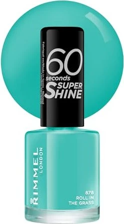 Rimmel 60 Seconds Super Shine Nagellack 878 Roll In The Grass, 8ml