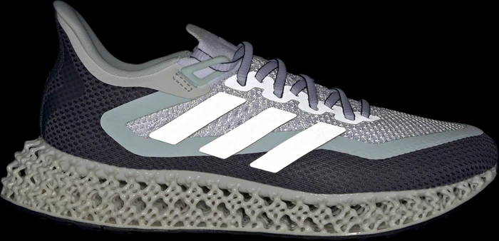adidas 4DFWD 2 cloud white/silver metallic/almost blue (Damen)