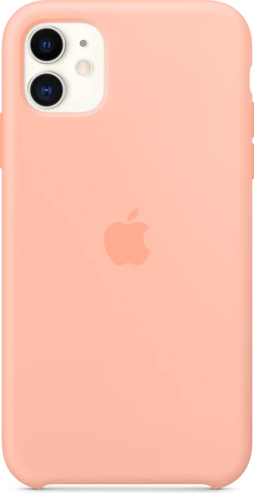 Apple Silikon Case für iPhone 11 Grapefruit