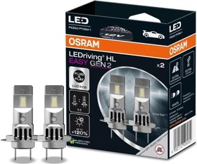 Osram LEDriving HL Easy Gen2 H7/H18 PX26d/PY26d-1 12V 16W, 2er-Pack Faltschachtel
