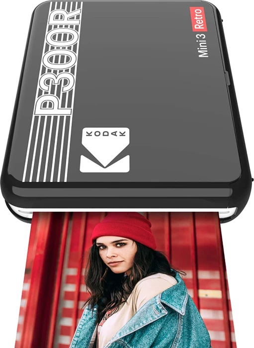 Kodak Photo Printer Mini 3 Plus Retro , Fotodrucker Bundle