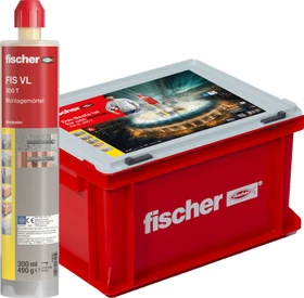 fischer FIS VL 300 T Handwerkerkoffer groß 2K-Injektionsmörtel, 6l (20x 300ml)