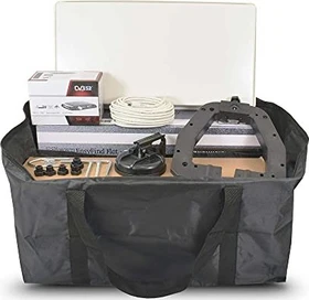 Microelectronic Easyfind Flat Traveller Kit II inkl. HD Camping Receiver und Tasche