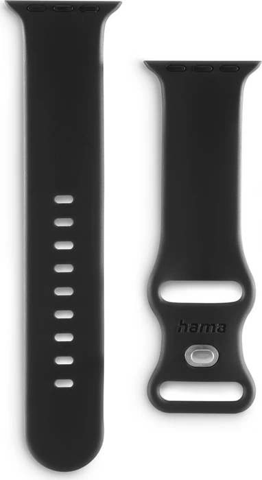 Hama Armband Fantastic Feel für Apple Watch (40mm/41mm/42mm) schwarz