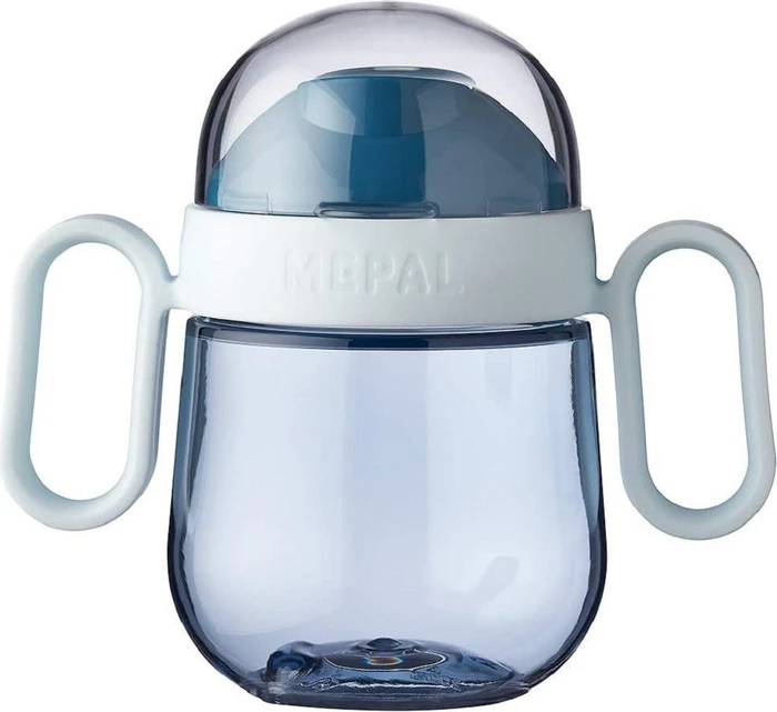 Mepal Mio Antitropf Trinklernbecher, 6+M, 200ml, deep blue