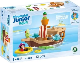 playmobil Junior Disney Peter Pans Piratenschiff mit Wasserspritzspaß