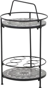 Siena Garden Como Beistelltisch 41cm schwarz
