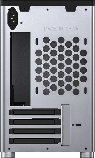 Jonsbo D30, silber, Glasfenster
