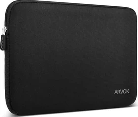 Arvok Laptop Sleeve, 15", Ultra-Thin, wassergeschützt, schwarz