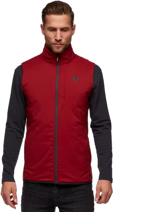 Black Diamond First Light Hybrid Funktionsweste dark crimson (Herren)