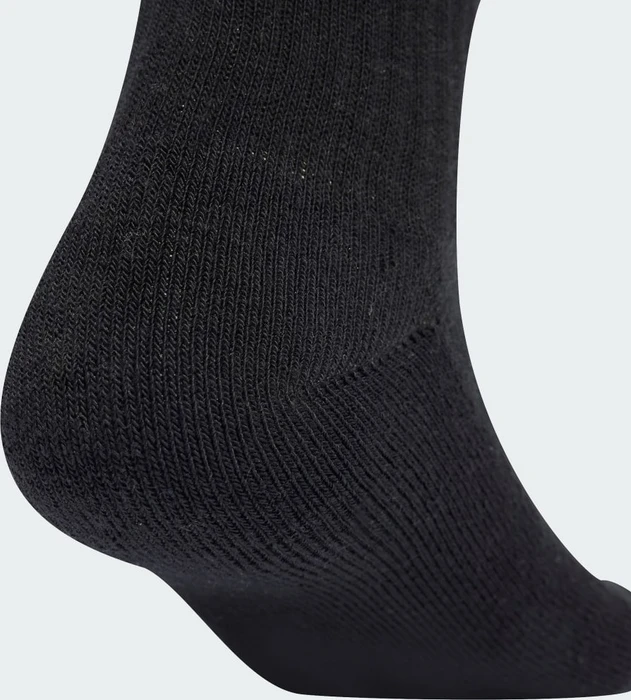 adidas Linear Crew Cushioned Socken medium grey heather/white/black, 6 Paare