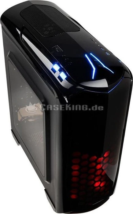 Kolink Aviator schwarz, Acrylfenster