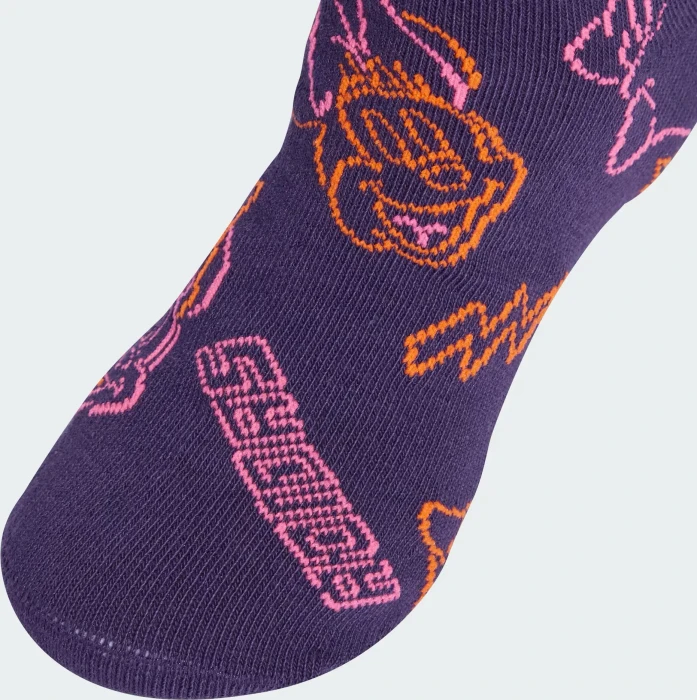 adidas Disney Minnie Maus Socken off white/aurora ink/powder plum, 3 Paare (Junior)
