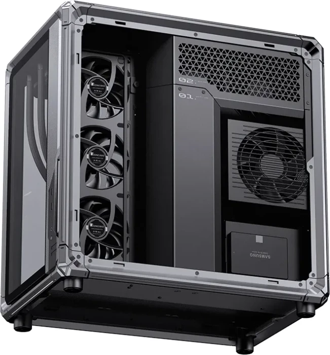 Jonsbo X400 Gray, Glasfenster