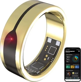 newgen medicals Fitness-Tracker Ring Größe 13 gold