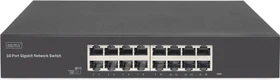 Digitus DN-801 Rackmount Gigabit Switch, 16x RJ-45 (DN-80112-2)