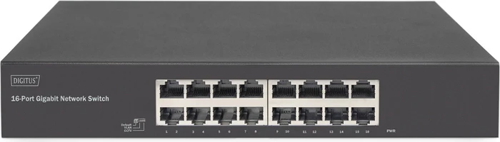 Digitus DN-801 Rackmount Gigabit Switch, 16x RJ-45