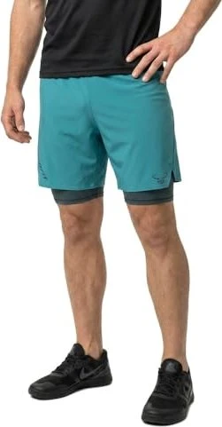 Dynafit Alpine Pro 2in1 Laufhose kurz smoke blue (Herren)