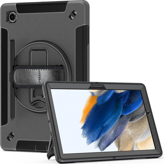 4smarts Rugged Case Grip für Samsung Galaxy Tab A8 10.5" (2021), schwarz