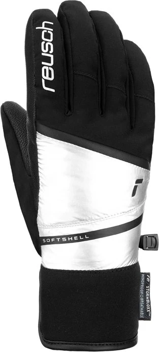 Reusch Tessa Stormbloxx Skihandschuhe black/shiny silver (Damen)
