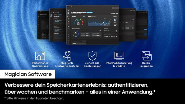 Samsung T9 R200/W130 256GB mit Cardreader, UHS-I U3, A2, Class 10