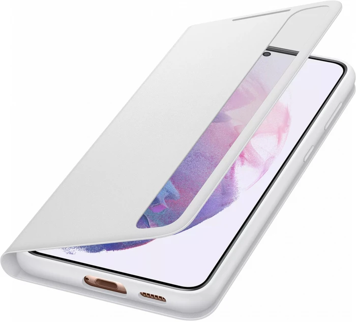 Samsung Clear View Cover für Galaxy S21+ grau