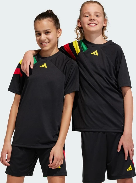 adidas Fortore 23 Trikot kurzarm black/team collegiate red (Junior)
