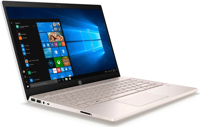HP Pavilion 14-ce1301ng, Ceramic White/Pale Gold, Core i5-8250U, 8GB RAM, 128GB SSD, 1TB HDD, DE