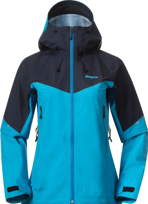Bergans Rabot Light 3L Funktionsjacke aqua lagoon/navy blue (Damen)