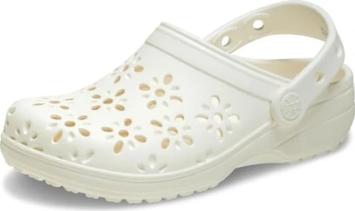 Crocs Classic Floral Cut-Out chalk (Junior)
