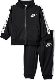 Nike Full Zip Logo Taping Trainingsanzug schwarz (Junior)