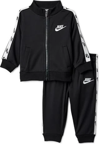 Nike Full Zip Logo Taping Trainingsanzug schwarz (Junior)