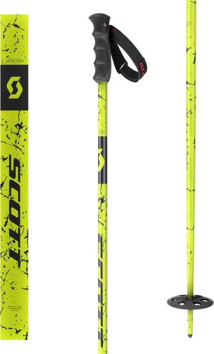 Scott Team Issue SRS Alpin Skistock fluo yellow (Modell 2022/2023)