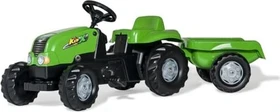 rolly toys rollyKid-X Trettraktor mit Anhänger grün