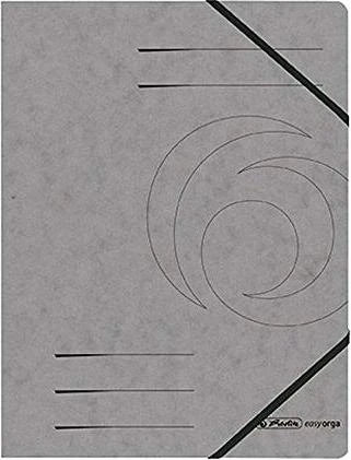 Herlitz Sammelmappe Colorspan mit Eckspanner, A4, dunkelgrau, 5er-Pack
