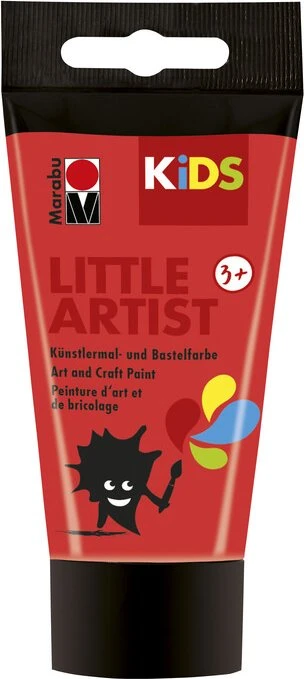 Marabu Kids Little Artist Deckfarbe, rot, 75ml