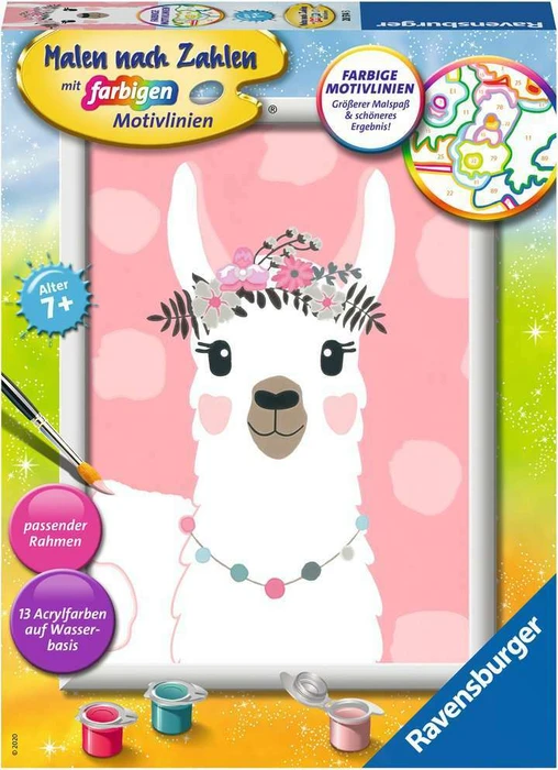 Ravensburger Malen nach Zahlen No Drama Lama