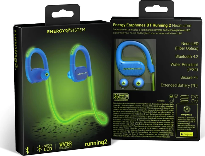 Energy Sistem BT Running 2 Neon Green