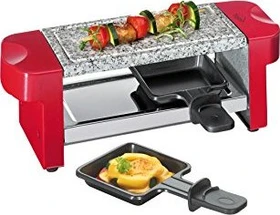 Küchenprofi KP1780001400 Hot Stone Duo Raclette rot