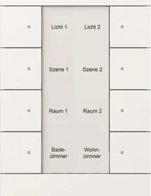 Busch-Jaeger Bedienelement 8-fach studioweiß